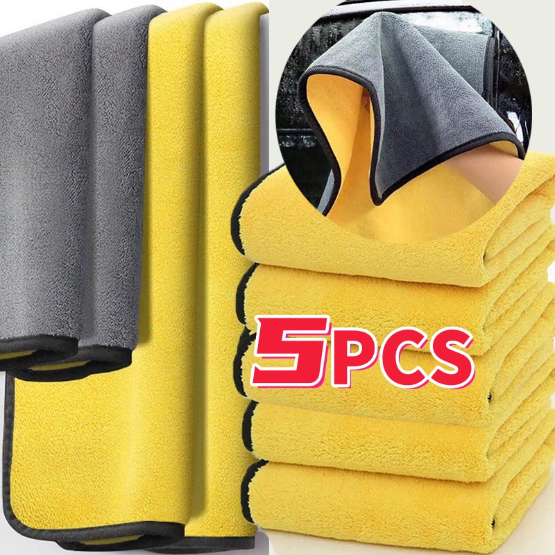Microfiber Towel Detailing - 1/3/5PCS Asciugamano per pulizia in microfibra